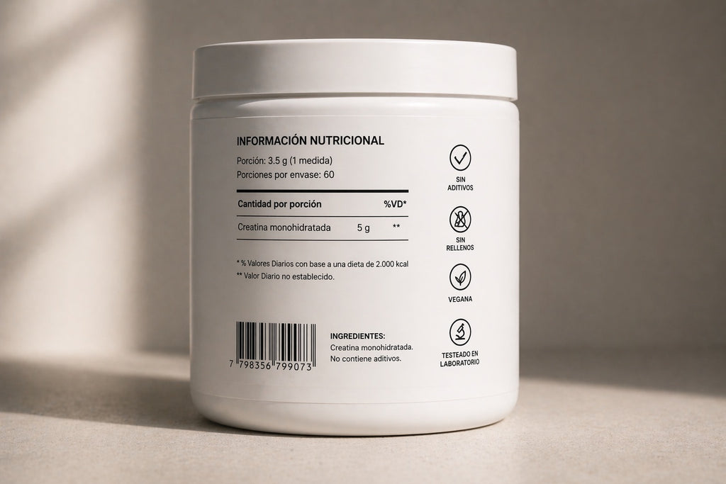 LOWKEY Creatina Monohidratada 100% Pura