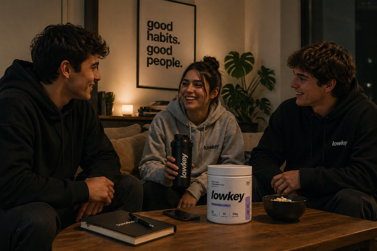 LOWKEY Creatina Monohidratada 100% Pura